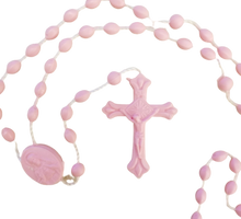 Load image into Gallery viewer, PLASTIC CORD ROSARY-MULTIPLE COLORS
