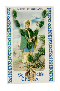 Chaplet - St Patrick - Green Ovals