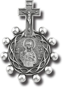 ROSARY RING - ST AGATHA (BREAST CANCER)