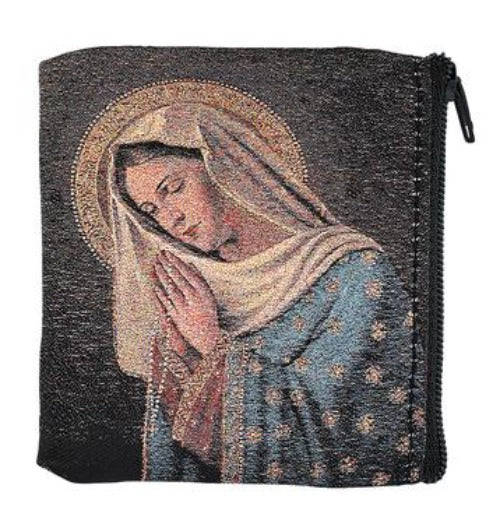 ROSARY CASE - PRAYING MADONNA