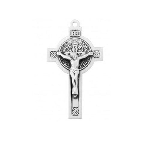 ST BENEDICT CRUCIFIX, STERLING SLIVER, 2