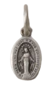 MIRACULOUS MEDAL - 3/8" TINY OVAL