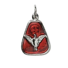Load image into Gallery viewer, HOLY SPIRIT MEDAL- RICH RED ENAMEL
