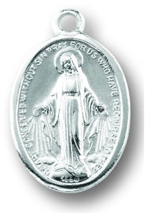 MIRACULOUS MEDAL - 1" OXIDIZED