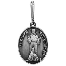 Load image into Gallery viewer, PET MEDAL - STS FRANCIS &amp; ANTHONY - 1.25&quot;
