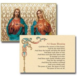 Sacred Hearts Mosaic  with House Blessing