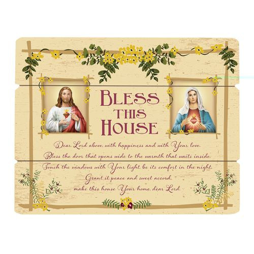 Wall Plaque 'Bless This Home