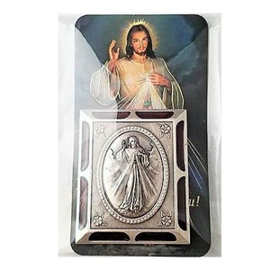 Divine Mercy Icon with Holy Card