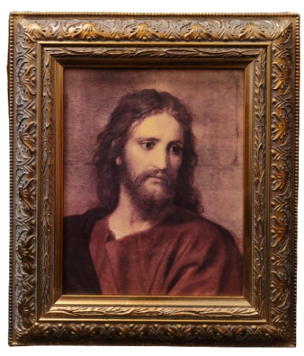 Christ at 33 by Heinrich Hofmann Framed Canvas