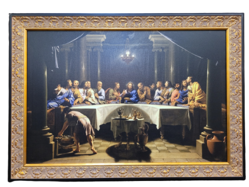 The Last Supper by Jean-Baptiste Champaigne Framed Canvas