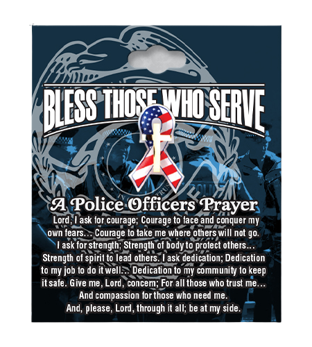PIN - POLICE - BLESS THOSE WHO SERVE