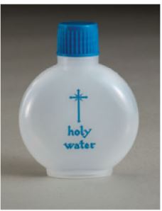 HOLY WATER BOTTLE - 1 OZ PLASTIC