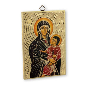 Our Lady of Romanus Gold Mosaic