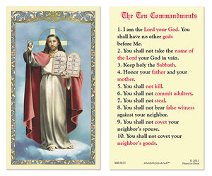 TEN COMMANDMENTS - CHRIST BLESSING IMAGE
