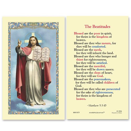 BEATITUDES IMAGE OF CHRIST BLESSING