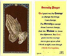 SERENITY PRAYER - LONG VERSION