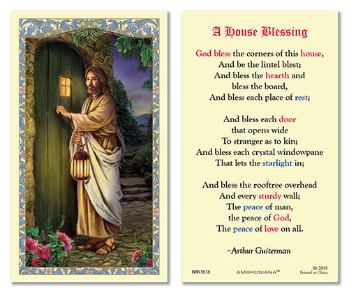 HOUSE BLESSING - CHRIST KNOCKING AT DOOR