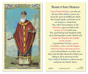ST NICHOLAS - PRAYER TO
