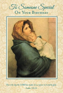 Greeting Card - Birthday - Madonna of the Streets