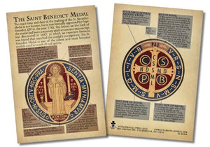 ST BENEDICT MEDAL EXPLAINED CARD