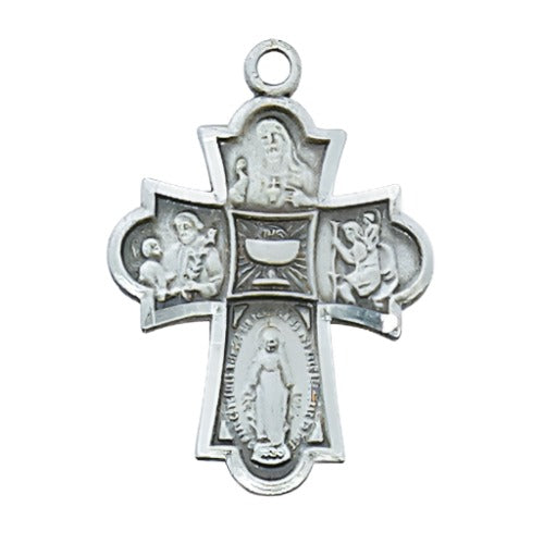 4-WAY FIRST COMMUNION MEDAL, 18
