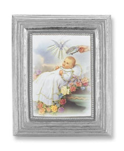 Frame - Baptism - 3.75" X 4.5" Silver