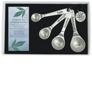 MEASURING SPOONS - AMAZING WOMAN - 4 PIECES