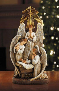 FIGURE - ANGELS IN ADORATION - 13" H