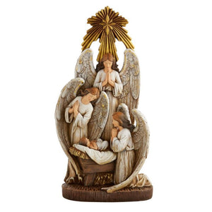 FIGURE - ANGELS IN ADORATION - 13" H