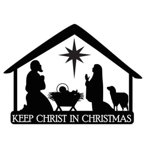 AUTO MAGNET - KEEP CHRIST IN CHRISTMAS