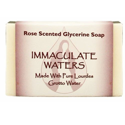 LOURDES WATER IN BAR SOAP - ROSE SCENT
