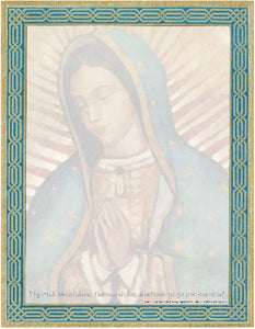 STATIONERY - OUR LADY OF GUADALUPE - 50 SHEETS