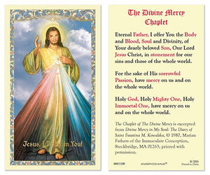 HOLY CARD - DIVINE MERCY CHAPLET
