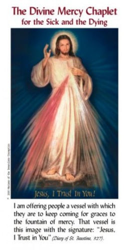 DIVINE MERCY FOR THE SICK AND DYING - PAMPHLET