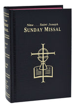 Load image into Gallery viewer, SUNDAY MISSAL - BLACK HARD COVER - ST JOSEPH
