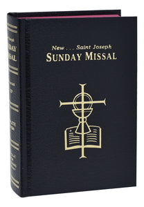 SUNDAY MISSAL - BLACK HARD COVER - ST JOSEPH