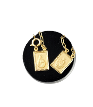 Load image into Gallery viewer, SCAPULAR - SM GP - .5&quot; MEDAL - 9&quot; CHAIN
