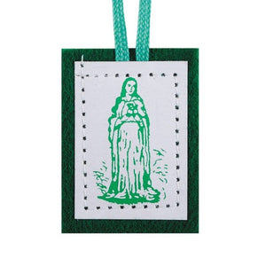 SCAPULAR - GREEN - CLOTH