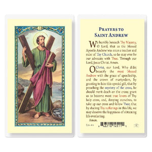PRAYER TO ST ANDREW HOLY CARD