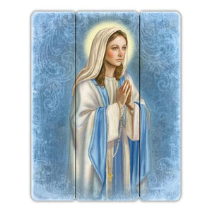 Our Lady of the Rosary Wall Plaque