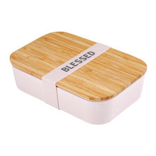 Load image into Gallery viewer, BAMBOO LUNCH BOX - BLESSED
