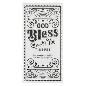 TISSUE PACK - GOD BLESS YOU - 1 PACK