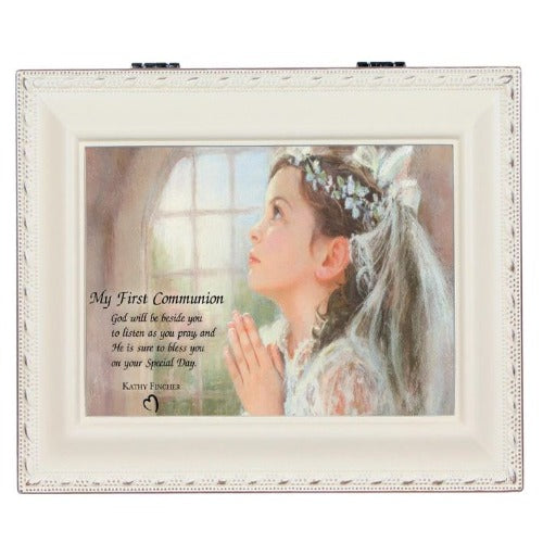 MUSIC GIFT BOX - FIRST COMMUNION GIRL - IVORY