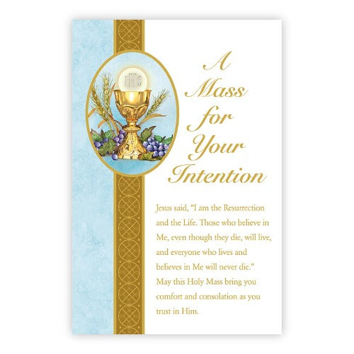 MASS CARD - FOR YOUR INTENTION