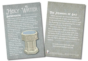 HOLY WATER EXPLAINED CARD