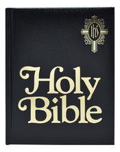 Load image into Gallery viewer, FAMILY BIBLE - NABRE - BLACK IMITATION LEATHER
