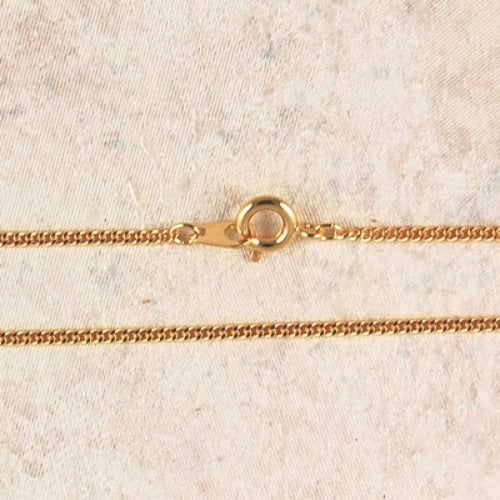 CHAIN - FINE - GOLD PLATE - CD - 18"